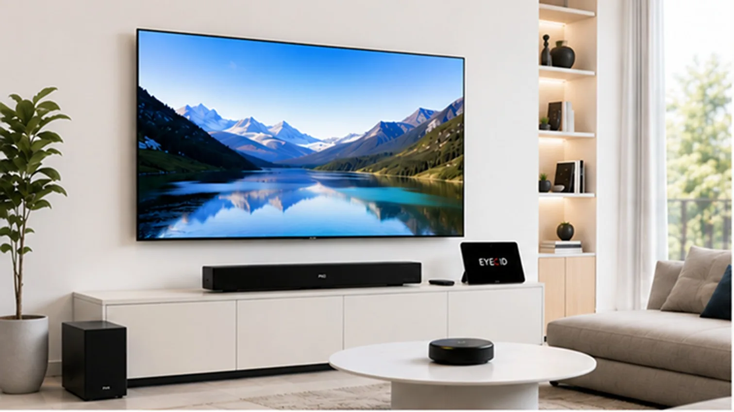 Smart living room with EYECID hub